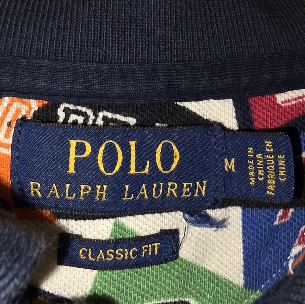 Limited Edition Multicolor Polo by Ralph Lauren Men's Graphic Shirt - Picture 2 of 3